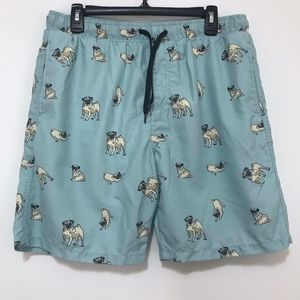 pug swim trunks